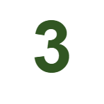 number 3 icon